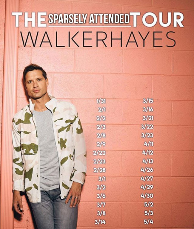 Farce the Music Naming Walker Hayes' Tour