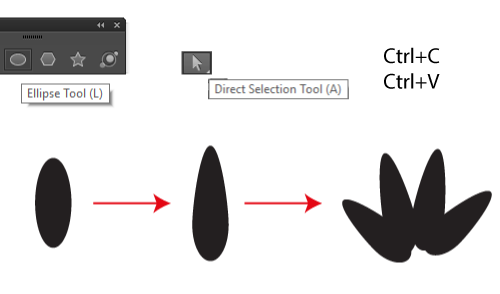 Рисуем ящерицу в Adobe Illustrator 8 lizard progress 08