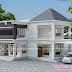 Modern 4 BHK residence plan