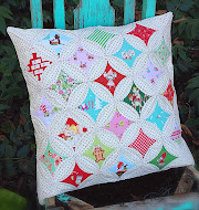 cathedral windows pillow