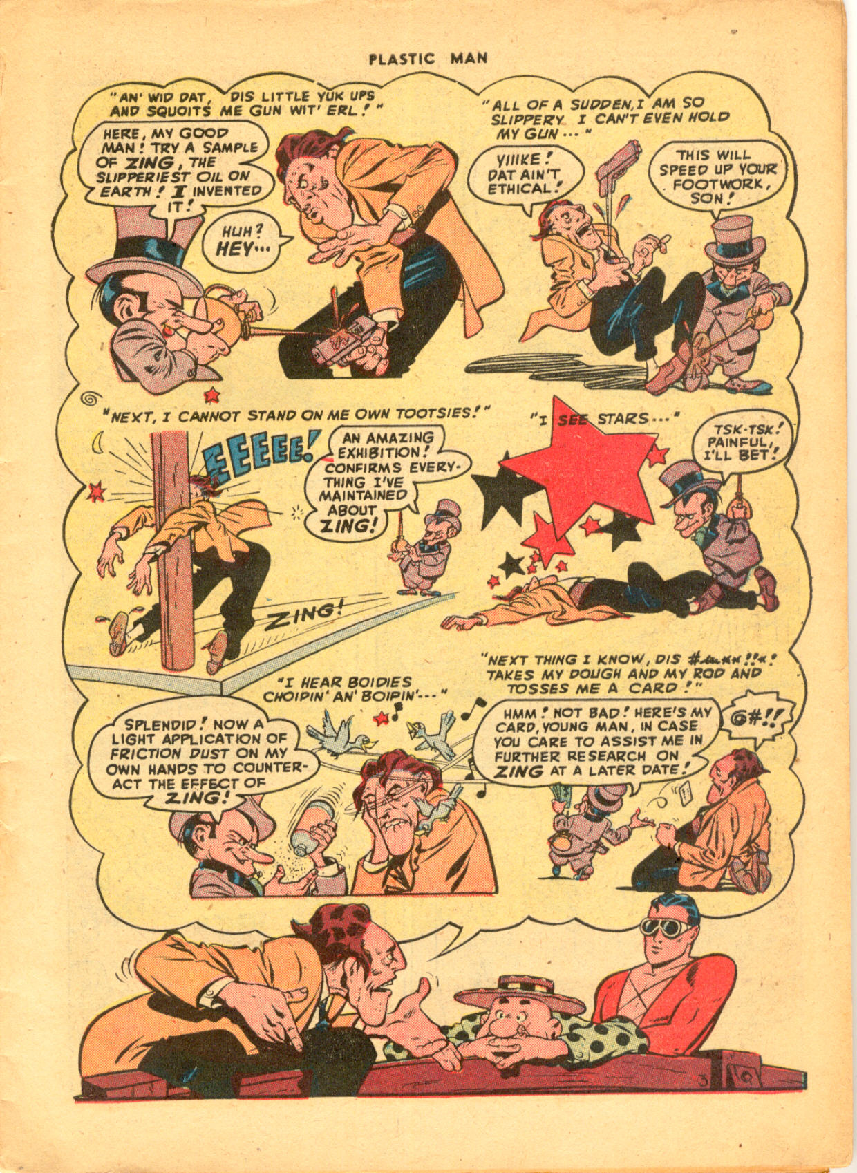 Read online Plastic Man (1943) comic -  Issue #9 - 5