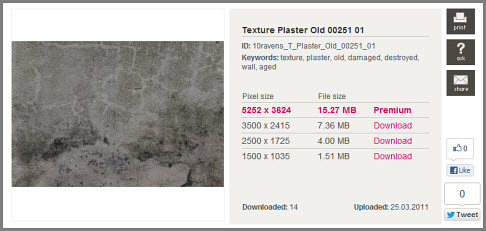 Texture with download links Texture with download links