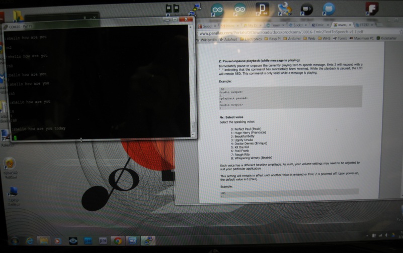 The 21st Century Digital Home: Testing the EMIC 2 Speech Module