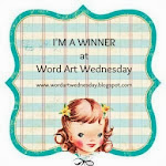 gagnante chez Word Art Wednesday