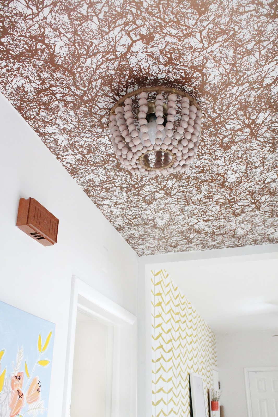 Make a Papier Mache Beaded Chandelier LINDSEY CRAFTER