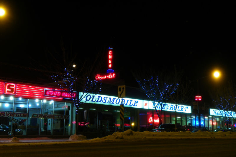 Insomniac Garage Northern Neon The Lost Facade of Don Wheaton Chevrolet