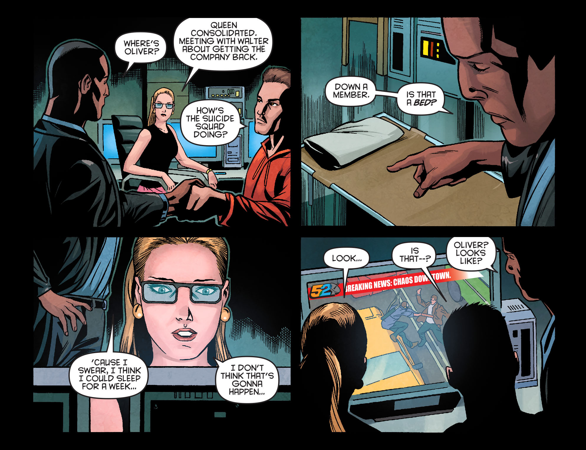 Read online Arrow: Season 2.5 [I] comic -  Issue #17 - 20