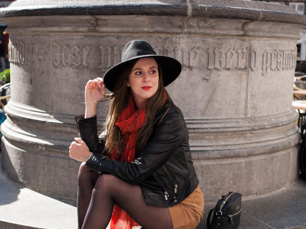 Outfit: wide brim hat, Softwaves brogues