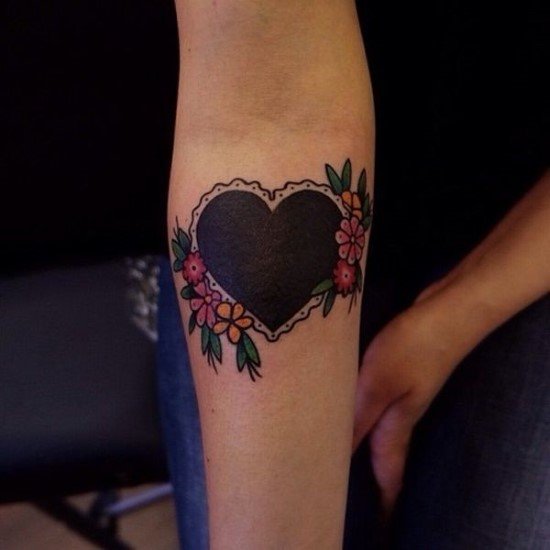 Tatuagens de coração Tatuagens de coração