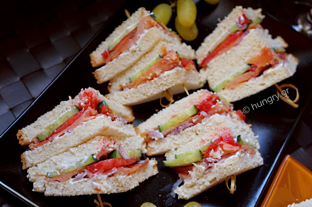 Smoked Salmon Club Sandwich