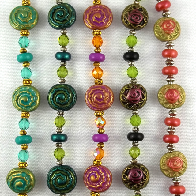 2 Good Claymates Spaced Out on Rondelles