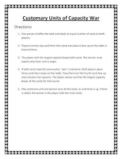 Hunter's Tales from Teaching : Manic Monday-Converting Customary Units ...