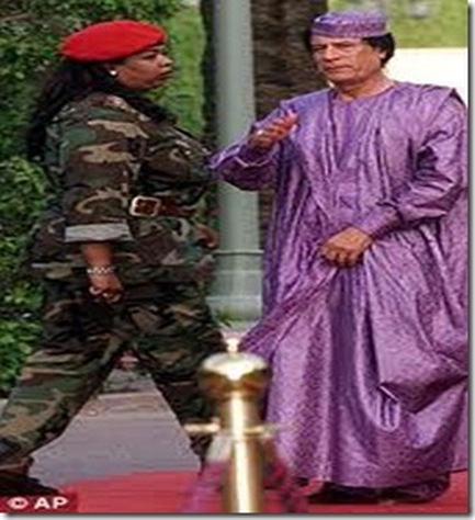 guard bodyguards amazonian gaddafi girls known muammar gaddafis found amazing