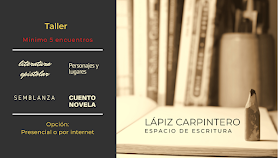 Taller de escritura 'El Lápiz carpintero'