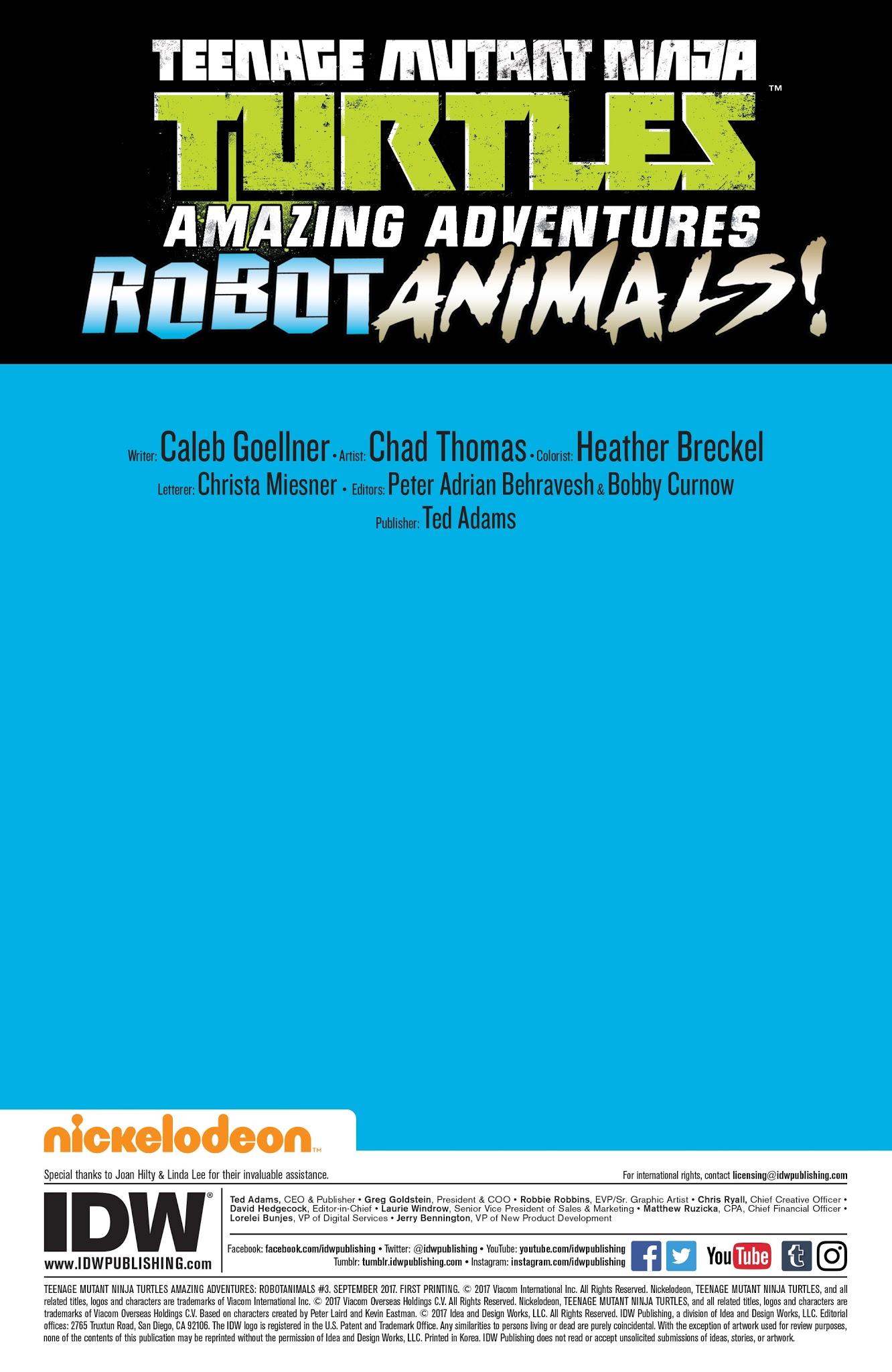 Read online Teenage Mutant Ninja Turtles Amazing Adventures: Robotanimals comic -  Issue #3 - 2