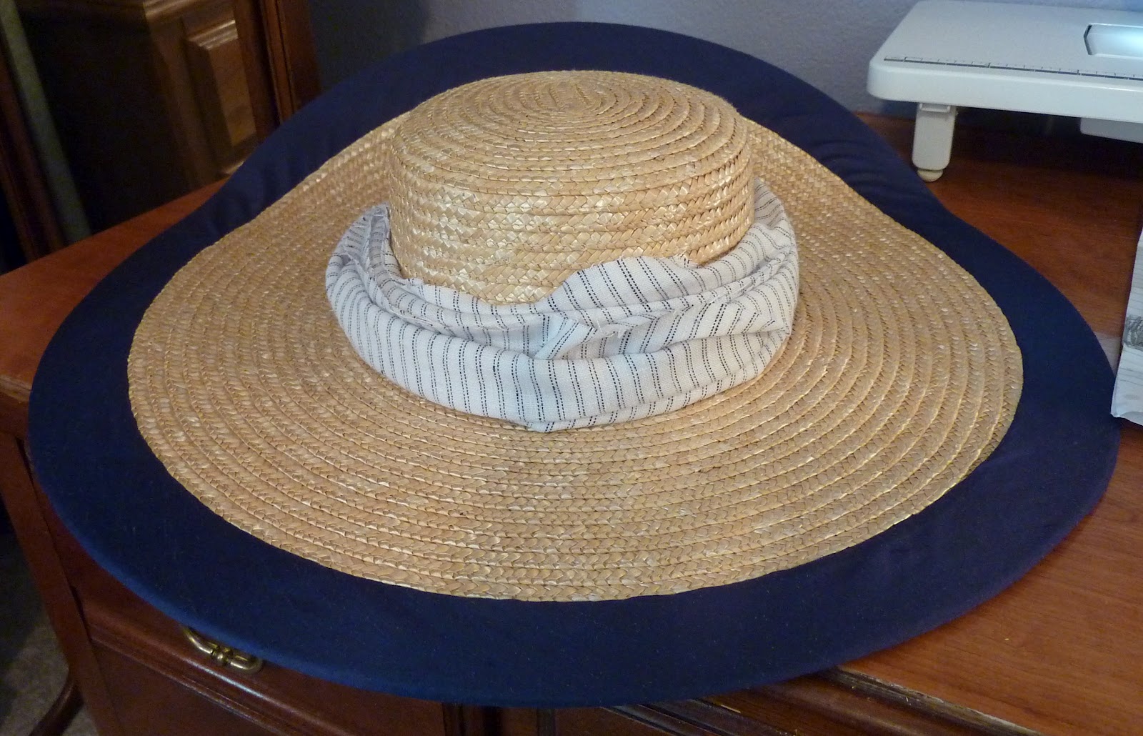 Beauty From Ashes: Starting on a Huge 1912 Hat for Mom's Croquet Dress!
