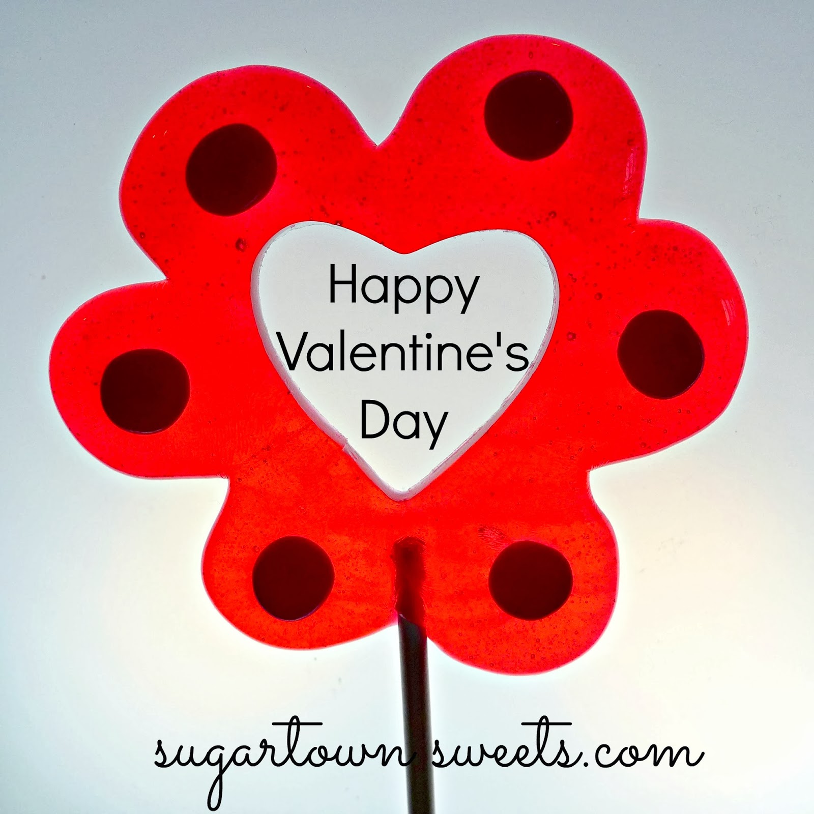 Lollipops admired packaged Sugartown Sweets: Valentine's Day Lollipops