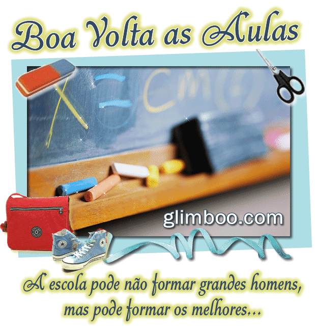 Volta às aulas! Blog Informativo da Escola de Ensino