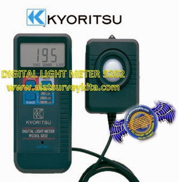 TOKO ALAT SURVEY DAN TEST INSTRUMENT Kyoritsu 5202 Digital Light Meter