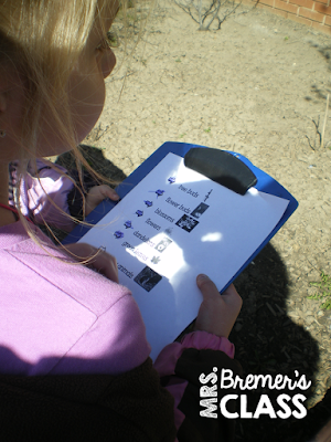 FREE Signs of Spring Scavenger Hunt Do you take your students outdoors to learn? You should! Students LOVE exploring nature! In this activity, students will search for spring items on the list. Take learning outside! #freebies #seasons #science #kindergarten #1stgrade #spring