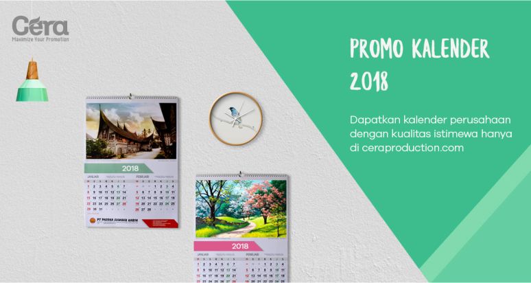 Harga Kalender Dinding 2018