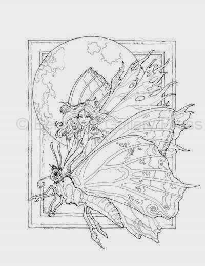 fairy fairies faerie faeries coloring pages coloring.filminspector.com
