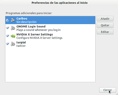 Imagen de aplicaciones al inicio de Ubuntu 11.10