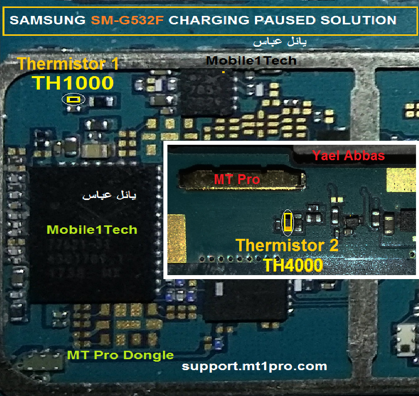 Samsung SMG532F CHARGING PAUSED SOLUTION