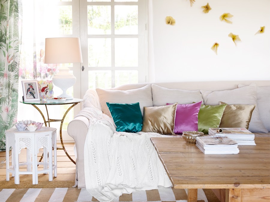 salón ecléctico - romántico