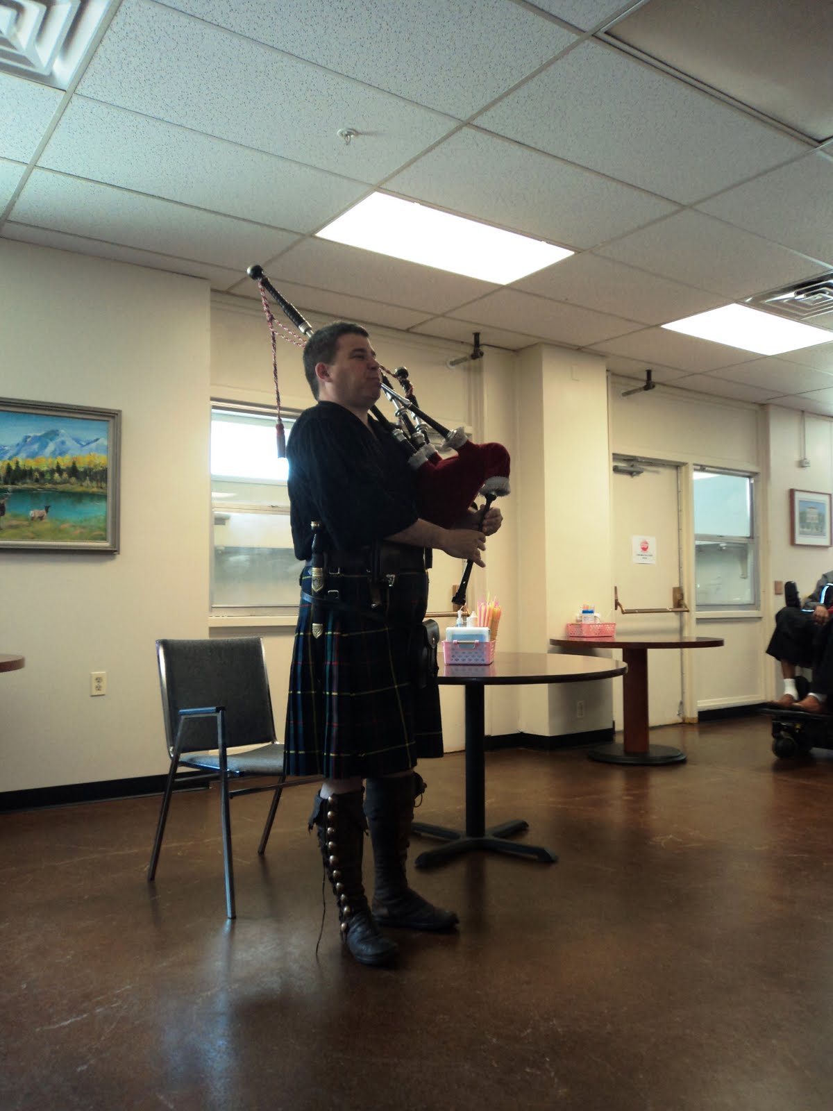 The KADEP Blog "Colorado's Only Open Bagpiper" visits KADEP