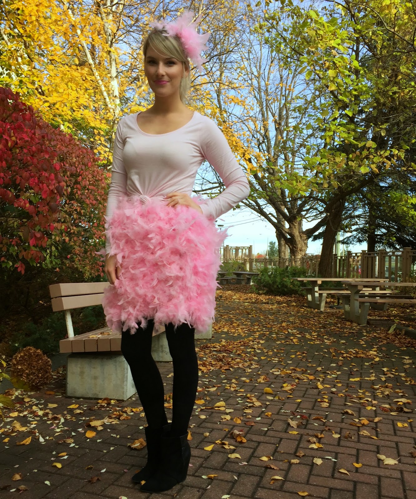 DIY Pink Flamingo Halloween Costume | A.Co est. 1984