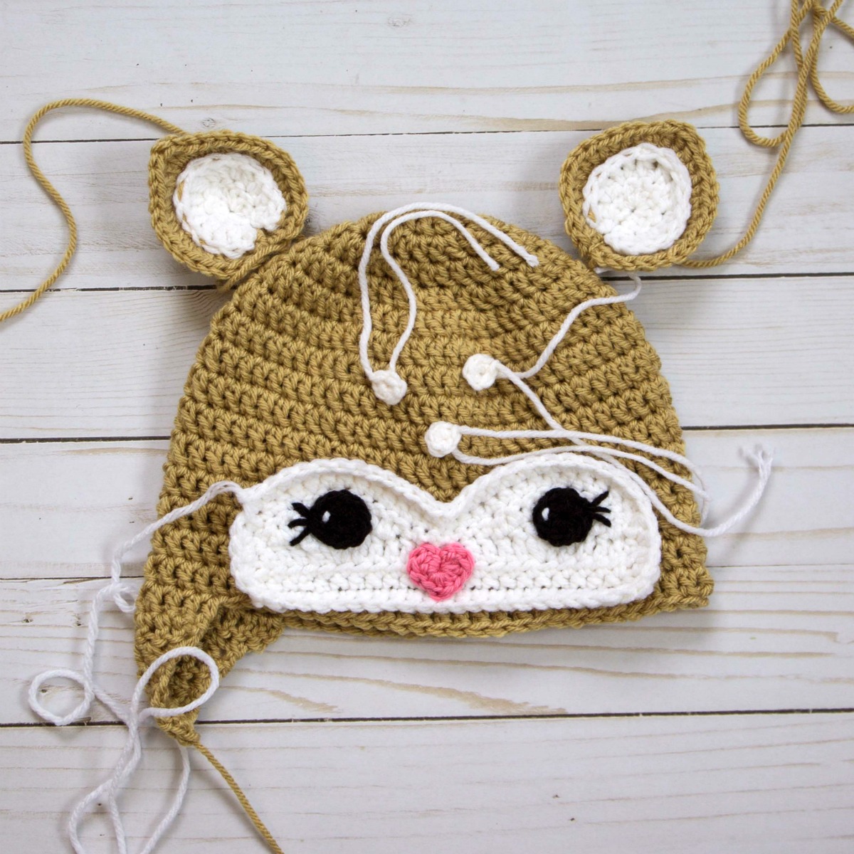 Crochet deer hat pattern free Clearance