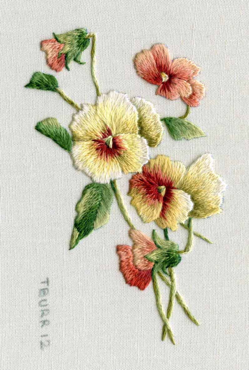 NEEDLE PAINTING EMBROIDERY_FLOWERS Joy Design Studio