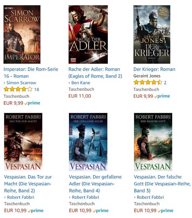 Historische Romane (Cover)