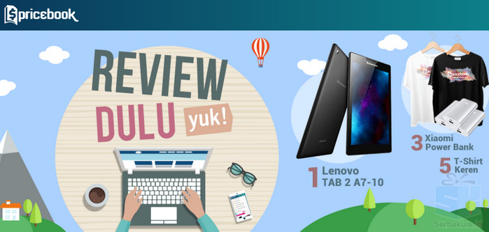 Kontes Review Gadget Pricebook Berhadiah Lenovo Tab A7-10