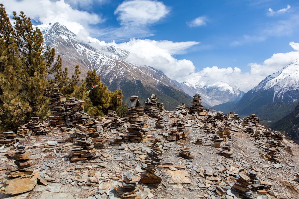 200км по красно-белым черточкам.. Around Annapurna. март-апрель 2017