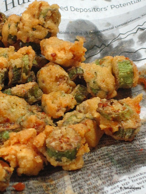 Bhindi Pakodi ~ Okra Fritters