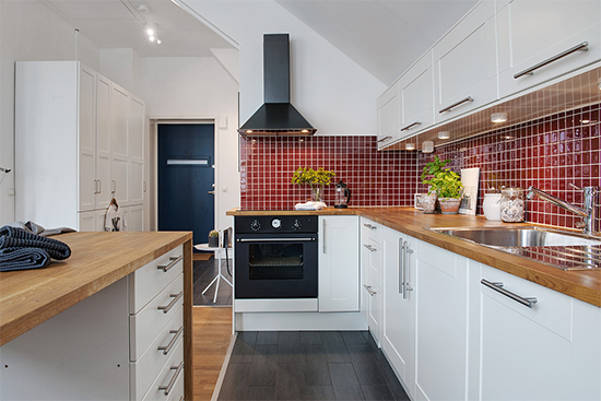 ilha na cozinha, apartamento pequeno, espaço integrado, cozinha americana