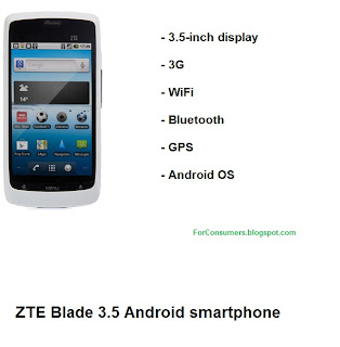 ZTE Blade 3.5 Android smartphone
