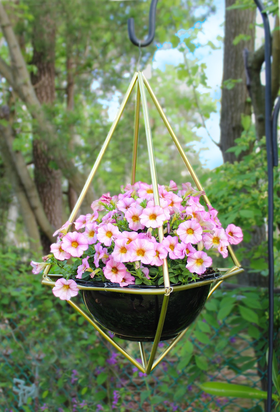 365 Designs DIY Geometric Himmeli Hanging Basket