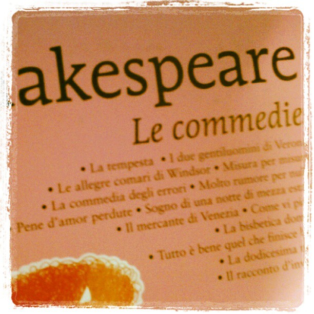 I due gentiluomini di Verona W. Shakespeare
