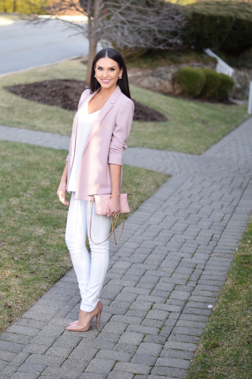 blush colored blazers