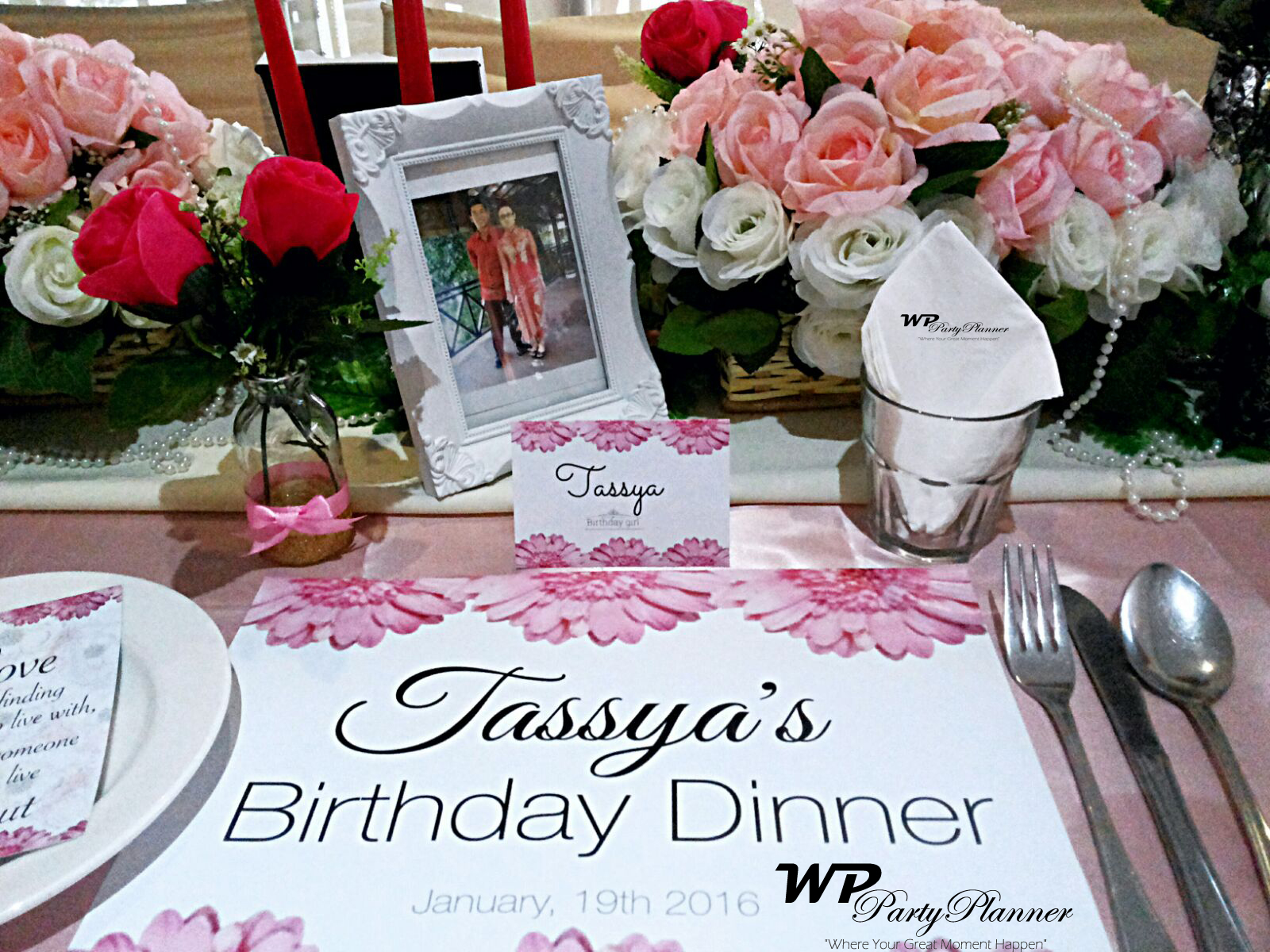 Tassya's Birthday Dinner | Party Planner Jakarta