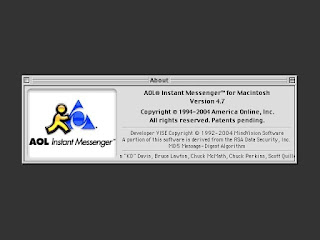 برنامج الدردشة AOL Instant Messenger 4.7 لمستخدمى نظام ماكنتوش