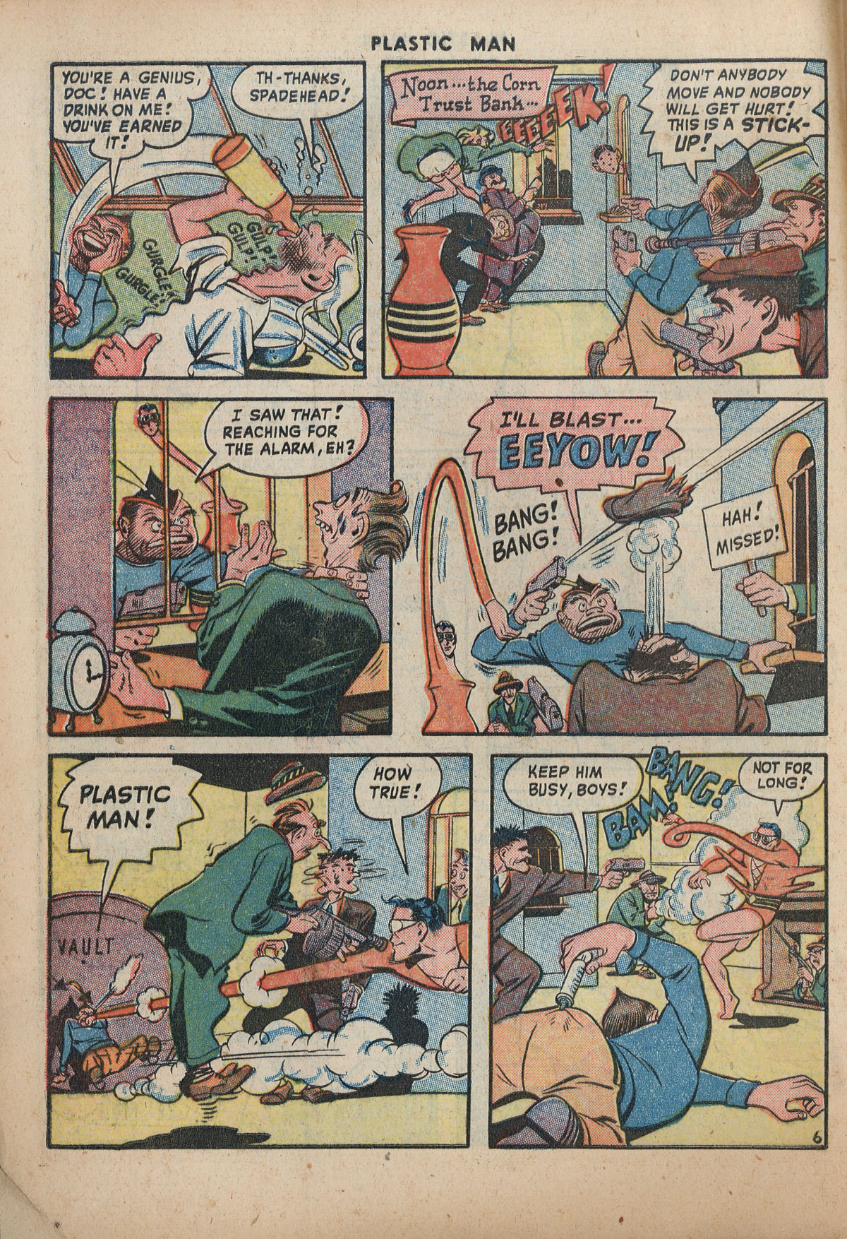 Plastic Man (1943) issue 12 - Page 8
