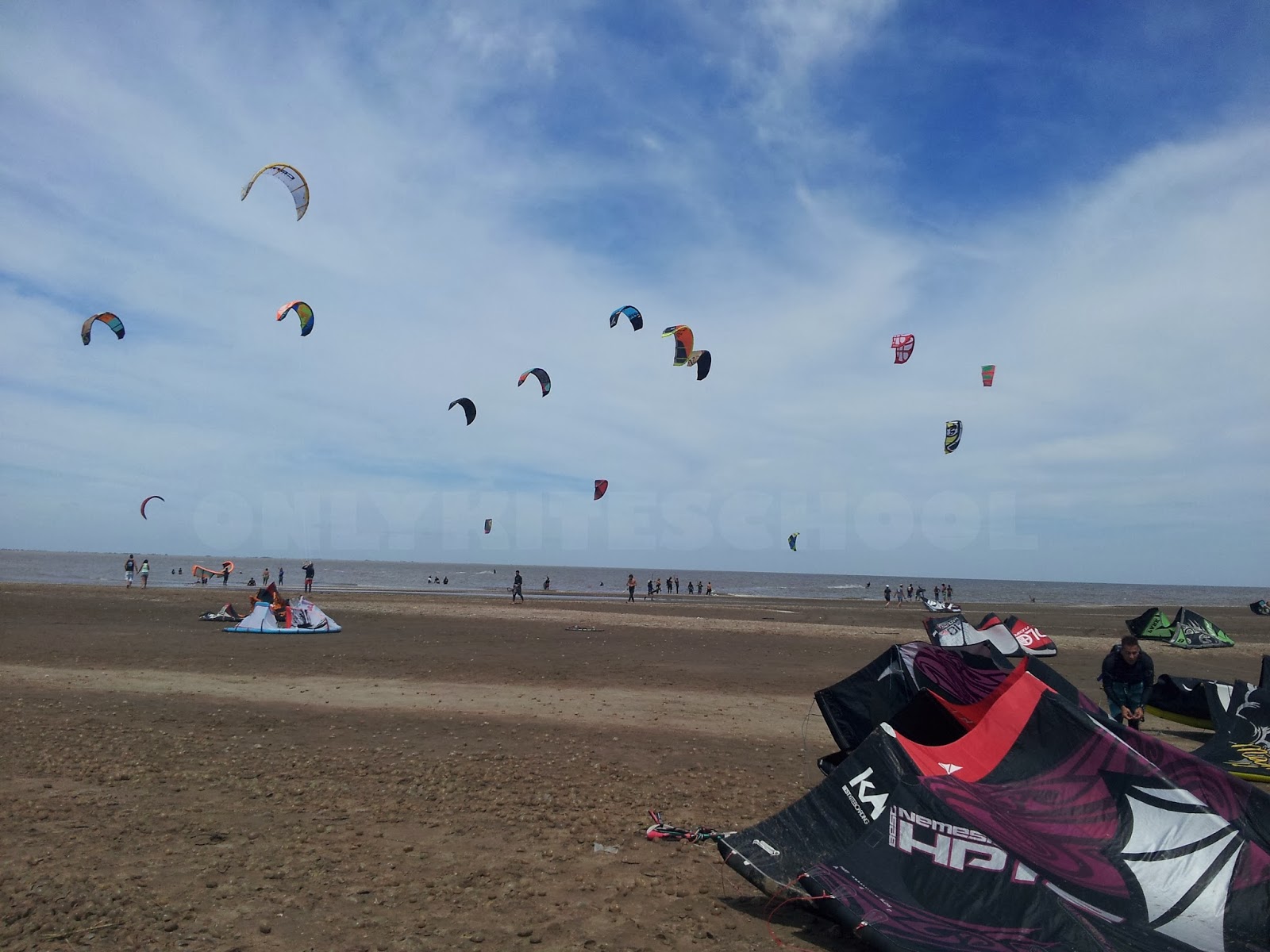 Only Kite School Argentina Punta Rasa Kite Surf / Escuela de Kite Buenos Aires 30/11/2013