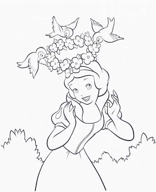 pamuk prenses ve çiçek taç