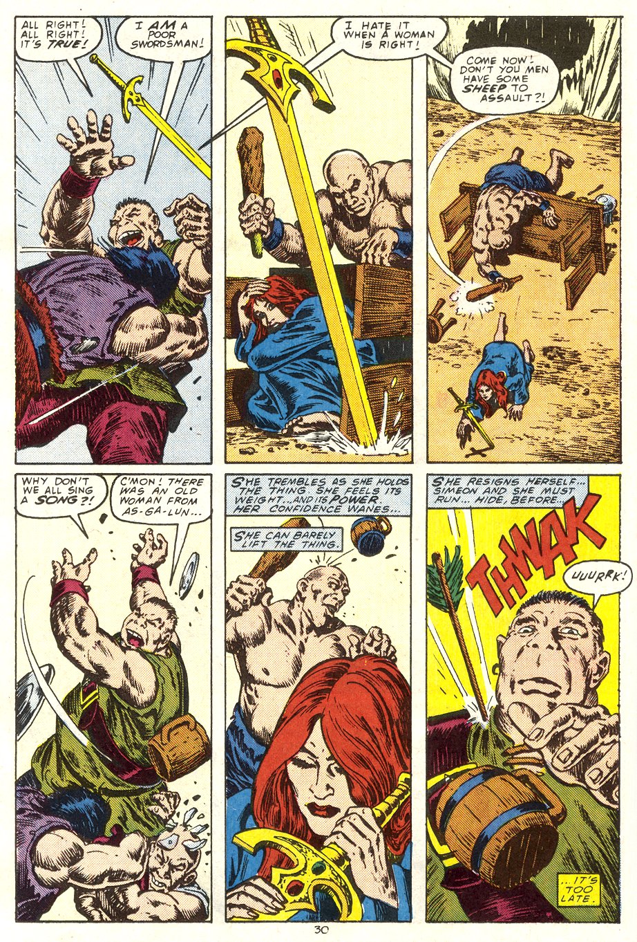 Read online Conan the Barbarian (1970) comic -  Issue # Annual 12 - 31