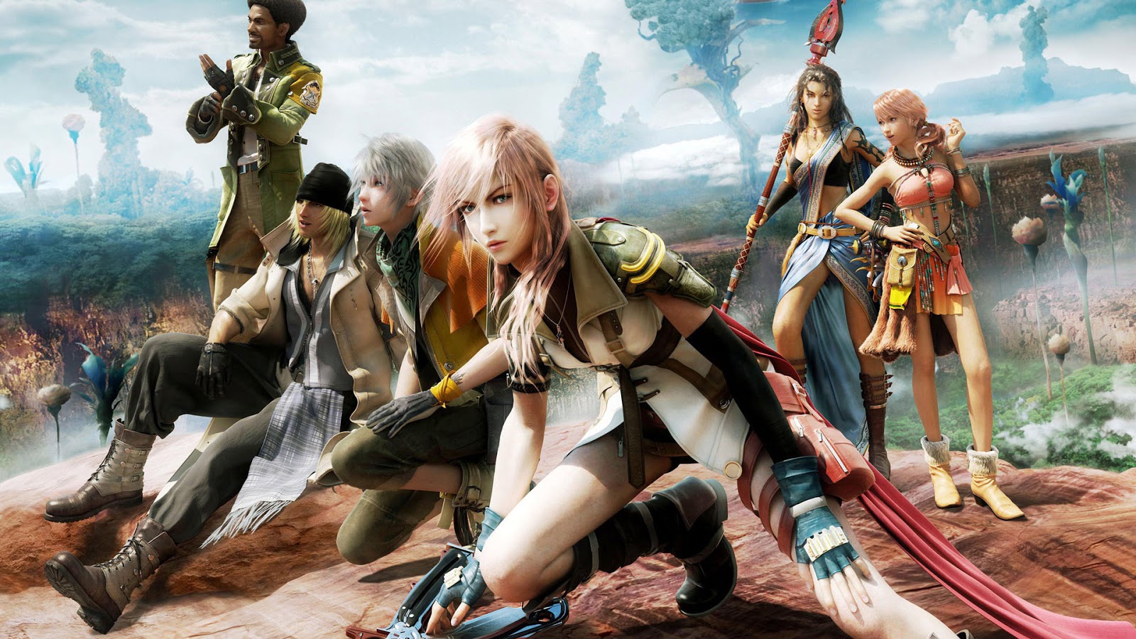 Final Fantasy XIII Character Mystery Wallpaper final-fantasy-xiii-character-mystery-wallpaper