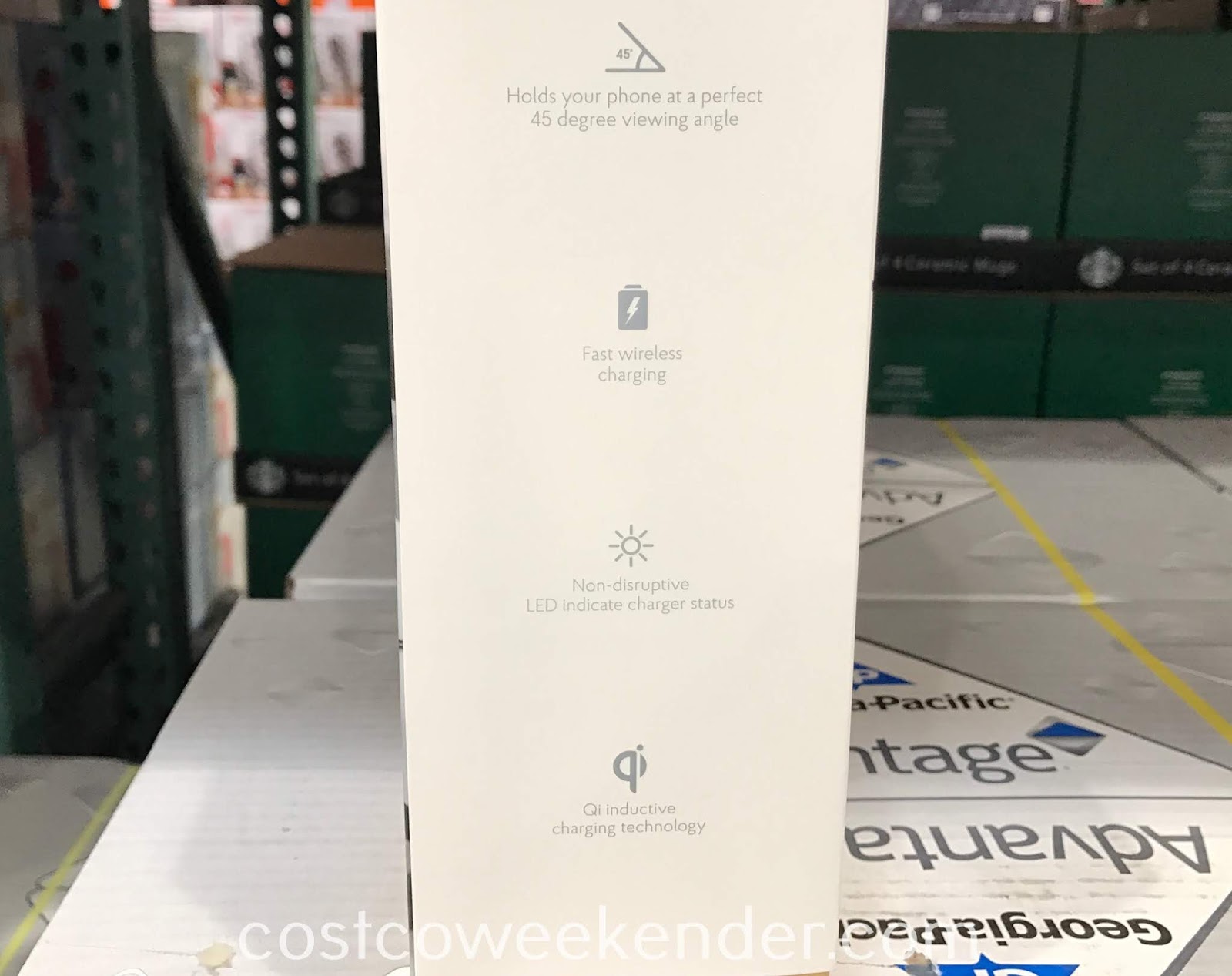 Atomi Qi Wireless Charging Stand (2 pack) | Costco Weekender